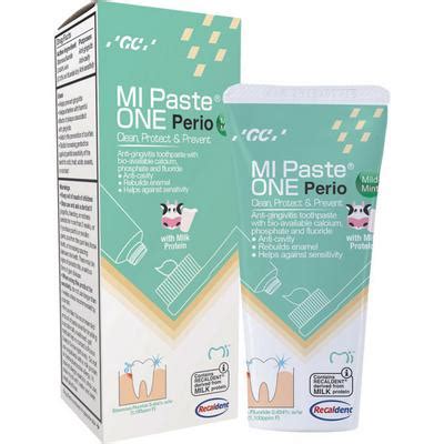 MI Paste ONE Perio Toothpaste Mild Mint 42 G Tube 10 Pkg MI