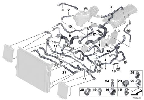 Genuine Bmw Engine Feed Radiator Upper Hose Bmw Parts Deal