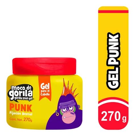 Gel Para Peinar Moco De Gorila Punk 270g MercadoLibre