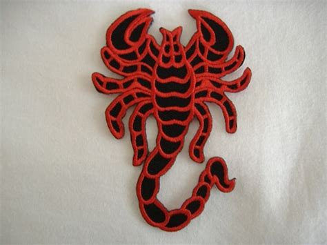 Scorpion Embroidered Patch Single