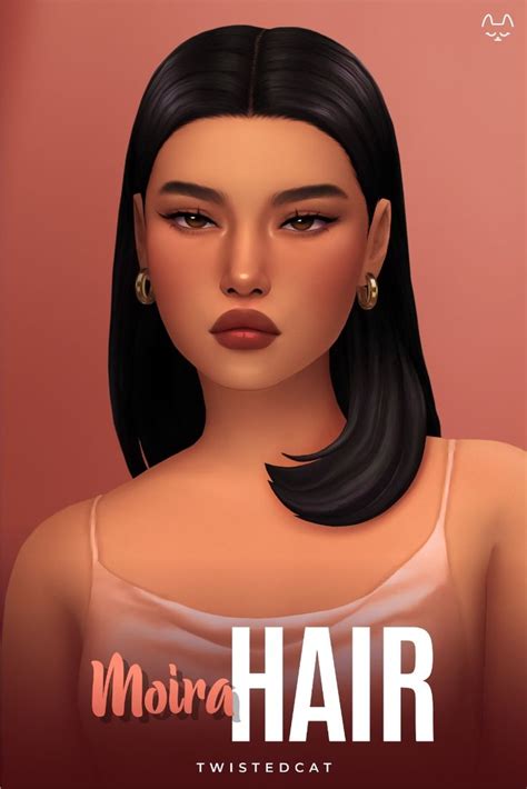 Moira Hair Twistedcat In Sims Hair Sims Sims