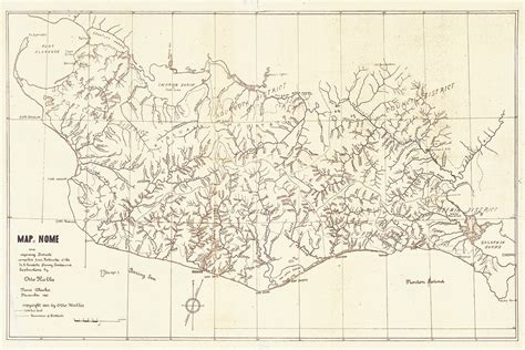 1901 Map of Nome Alaska - Etsy