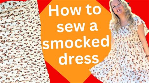 How To Make A Smocked Dress Without A Pattern Youtube