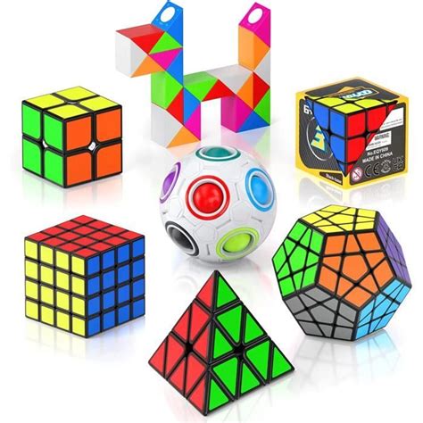 Vdealen Ensemble De Cubes Magiques Lot De Cubes De Vitesse