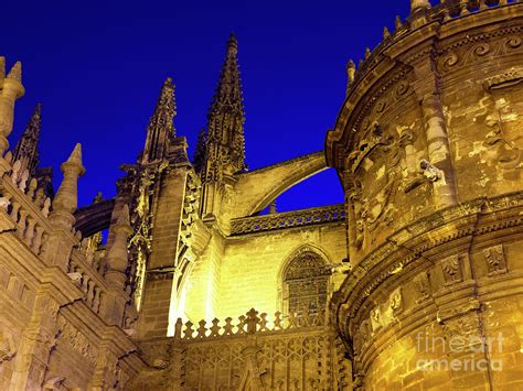 Seville Cathedral Night Angles Photograph By John Rizzuto Fine Art