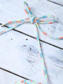 Ethnic Style Geometric Bikini Set In COLORMIX ZAFUL