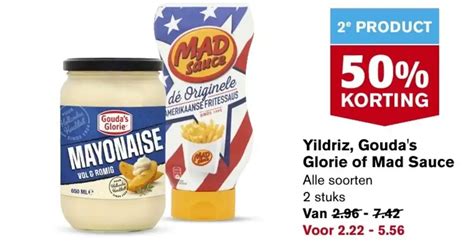 Yildriz Gouda S Glorie Of Mad Sauce Aanbieding Bij Hoogvliet