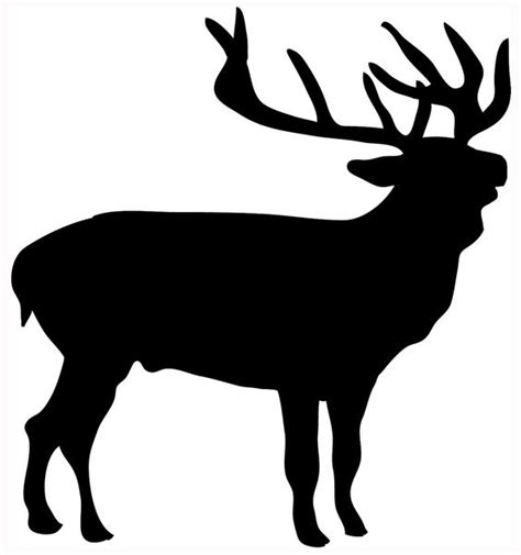 Doe Deer Silhouette at GetDrawings | Free download