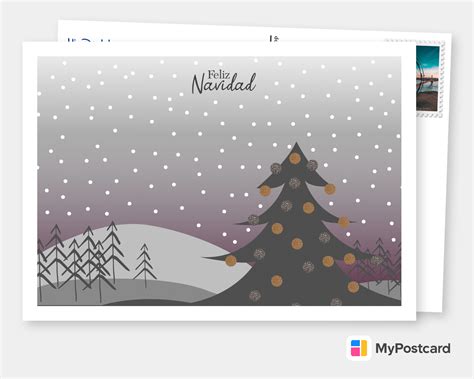 Overnight Design Feliz Navidad Vraies Cartes Postales En Ligne