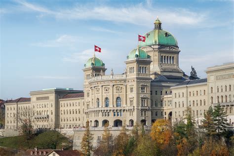 Federal Palace Of Switzerland Bundeshaus Bern Switzerland The