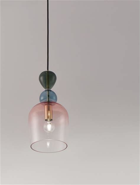 Nova Luce MODERN PENDANT GLASS LUMINAIRES MURANO Sandy Gold Metal