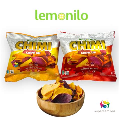 Lemonilo Chimi Keripik Ubi Jagung Balado Bakar 12 5 Gram Lazada