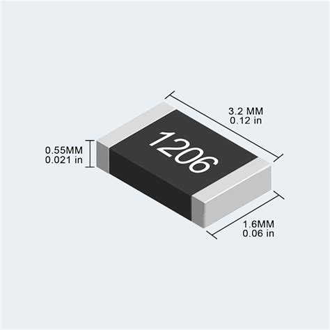 smd resistor  ohms  size