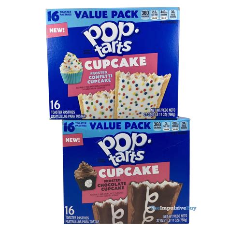 REVIEW: Cupcake Pop-Tarts (Frosted Chocolate Cupcake and Frosted ...