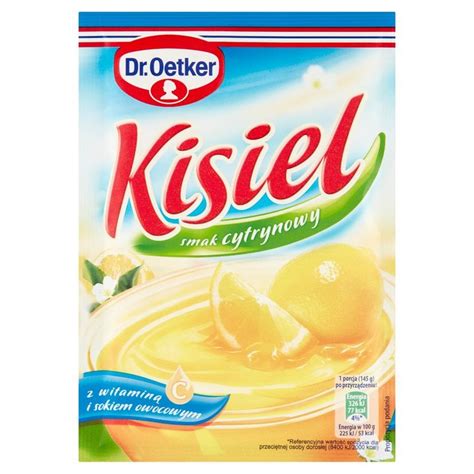 Dr Oetker Kisiel Smak Cytrynowy G E Leclerc