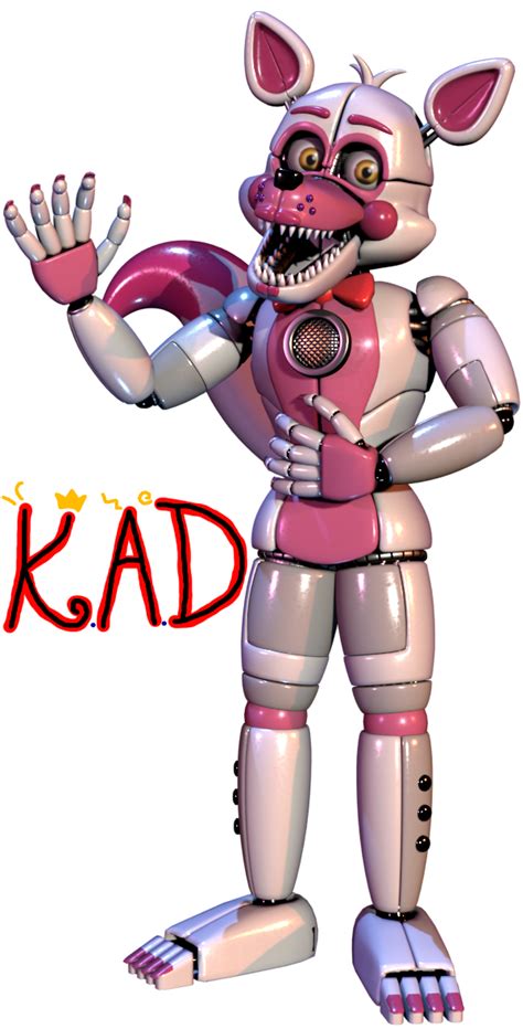 Funtime Foxy Render By Kingangrydrake On Deviantart