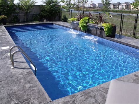 Modern Rectangle Pool Design - Tropical - Swimming Pool & Hot Tub ...