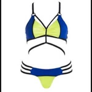 Swim Host Picksexy Caged Color Block Bikini S M L Poshmark
