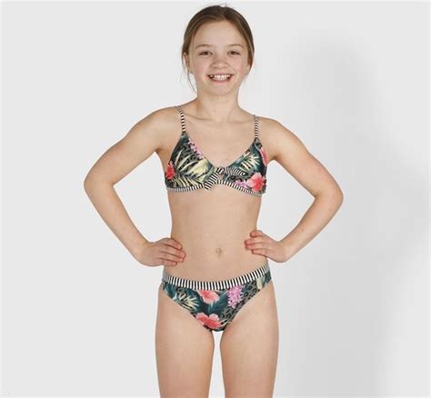 Brunotti Ellis Bikini Meisjes Maat 164 Vintage Green Bol