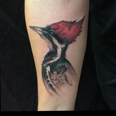 Watercolor woodpecker tattoo by Lila Rees Body Tattoos, Tatoos, City Tattoo, Rees, Woodpecker ...