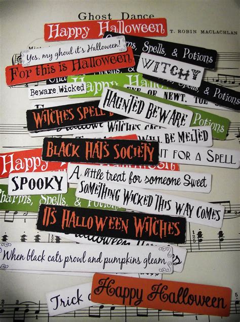 Halloween Download words and Sayings - Etsy