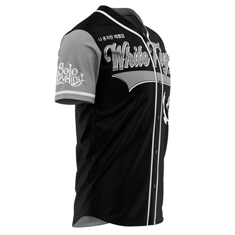 White Tiger Guild Solo Leveling Baseball Jersey Otaku Treasure