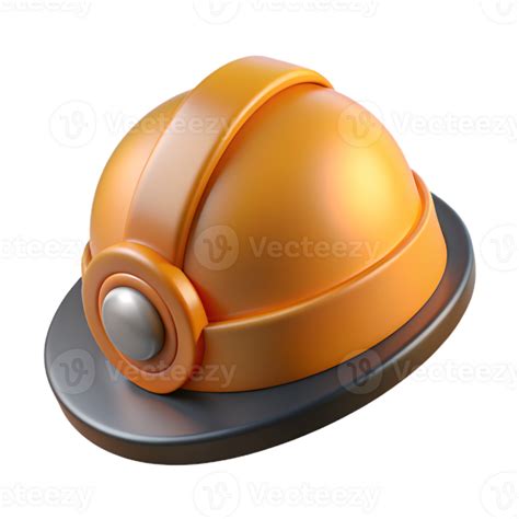 3d illustration of mining helmet 47466639 PNG