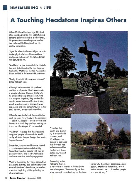 A father’s grief inspires a... - McCaleb Funeral Home