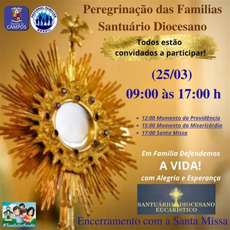 Pastoral Familiar promove a 1ª Peregrinação ao Santuário Diocesano