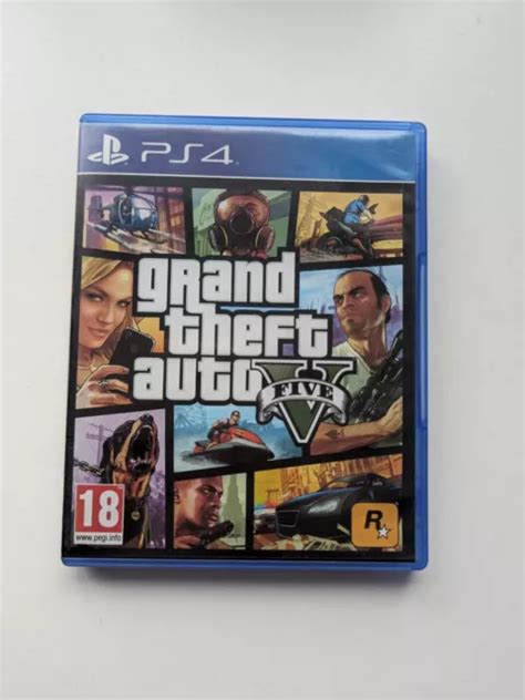 Grand Theft Auto V Gta 5 Ps4 Playstation 4 Ps5 Pal Vendeur Royaume Uni