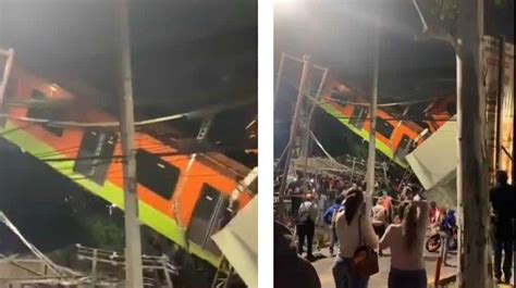 Colapsa Estructura De La L Nea Del Metro Cdmx Reportan Muertos Y