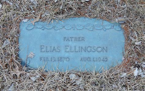 Elias Ellingson 1870 1942 Mémorial Find a Grave