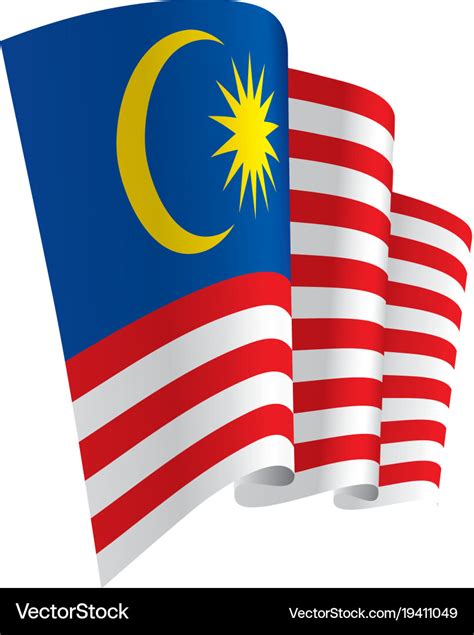 Malaysia Flag Royalty Free Vector Image Vectorstock