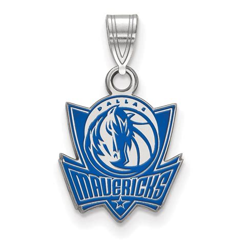 Buy Sterling Silver Nba Dallas Mavericks Small Enamel Pendant Apmex