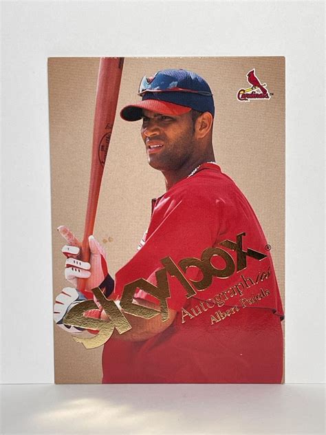 Skybox Autographics Albert Pujols Ebay