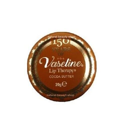 Vaseline Cocoa Butter Lip Therapy Tin 20g 150 Years Of Ltd Edition