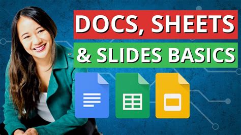 Creating Google Documents Sheets And Slides Basics Tutorial YouTube