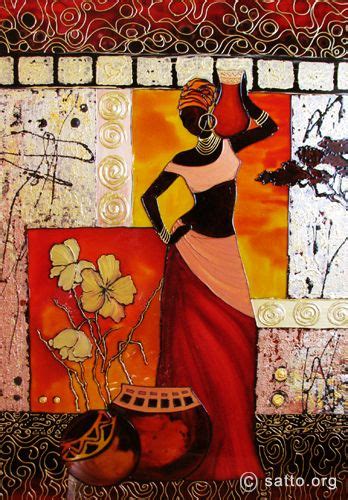 Рисувано стъкло | African art paintings, African art, African paintings