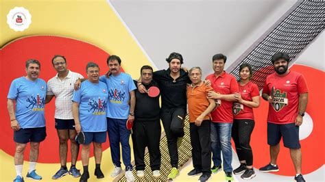 Table Tennis Tournament Akash Vineet Vs Dr Naveen Rahul