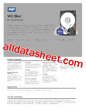 WD5000LPCX Datasheet(PDF) - Western Digital Corporation or its affiliates.
