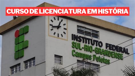 Instituto Federal Abre Vagas Para Curso De Hist Ria Dist Ncia