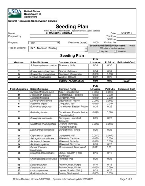 Illinois Monarch Habitat - Renovo Seed