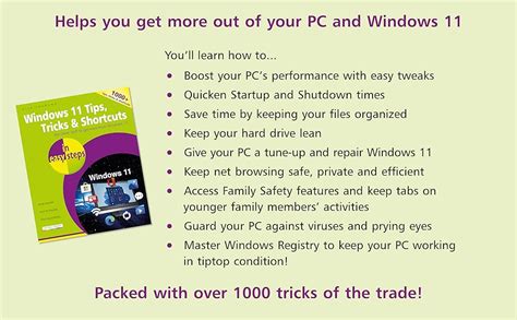 Windows 11 Tips Tricks Shortcuts In Easy Steps 1000 Tips Tricks