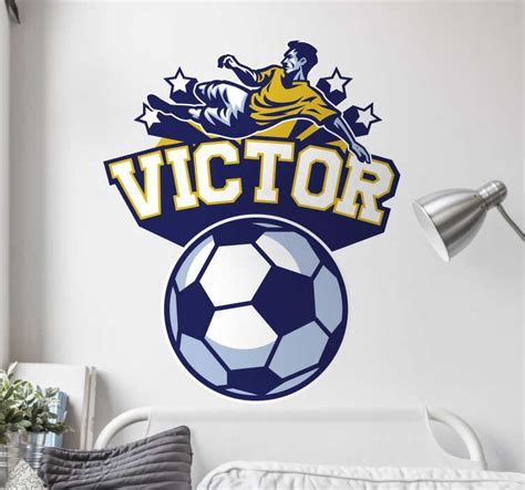 Football Customisable Sticker - TenStickers