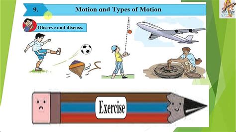 Exercise Chapter 9 Motion And Types Of Motion Class 6th General Science