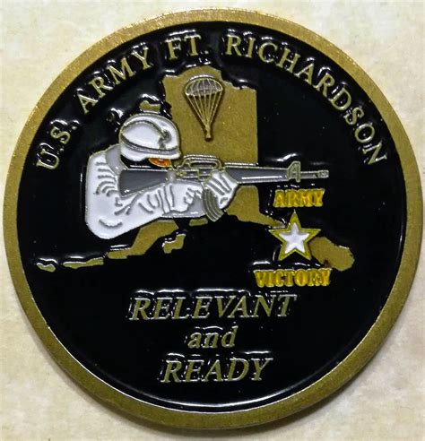 Fort Richardson Alaska Army Challenge Coin – Rolyat Military Collectibles