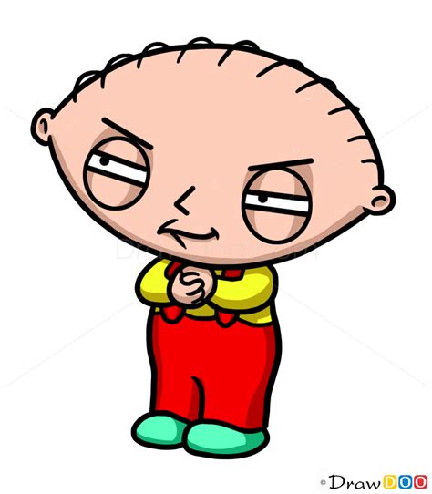 How to Draw Stewie Griffin, Cartoon Characters - How to Draw, Drawing ...