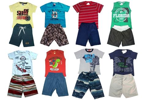 Kit Lote 8 Conjuntos Infantil Masculino Roupa Menino Atacado R 144