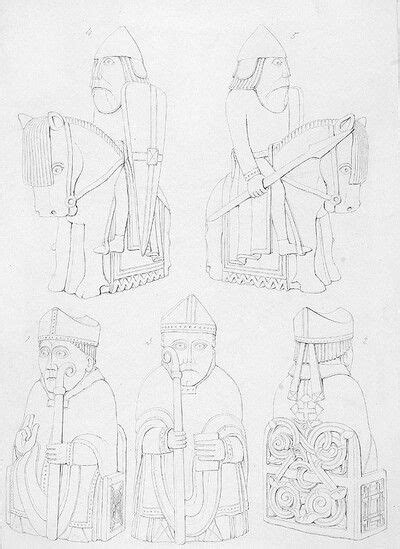 The Lewis Chessmen In 2023 Romanesque Art British Museum Chessmen