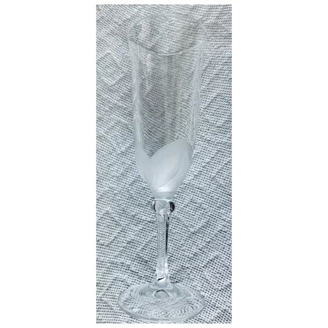 Crystal DArques Durand Florence Champagne Flute Ruby Lane